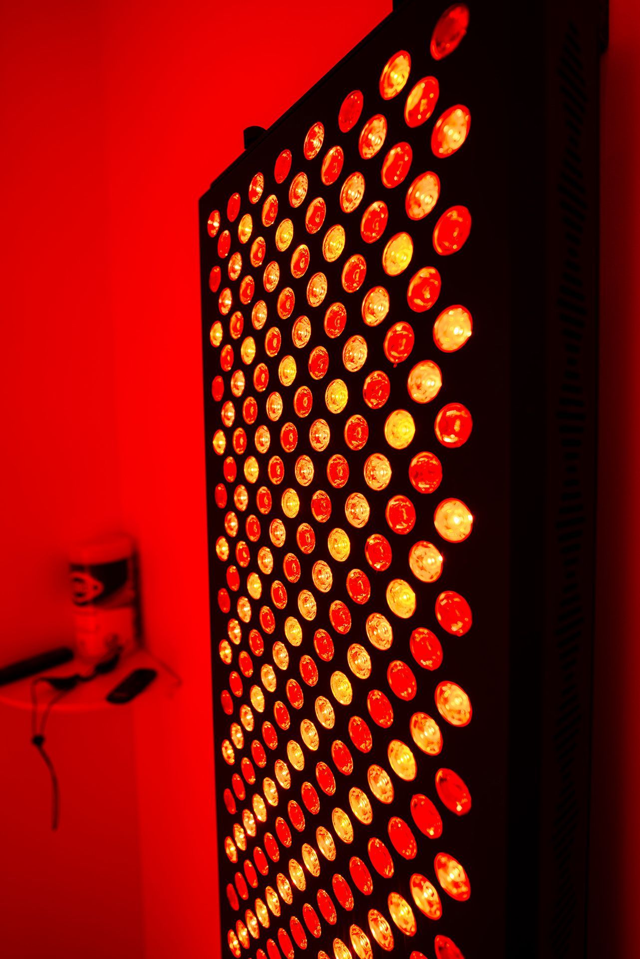 Close up of an infrared panel