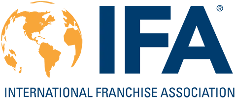 IFA logo: Globe graphic and blue 