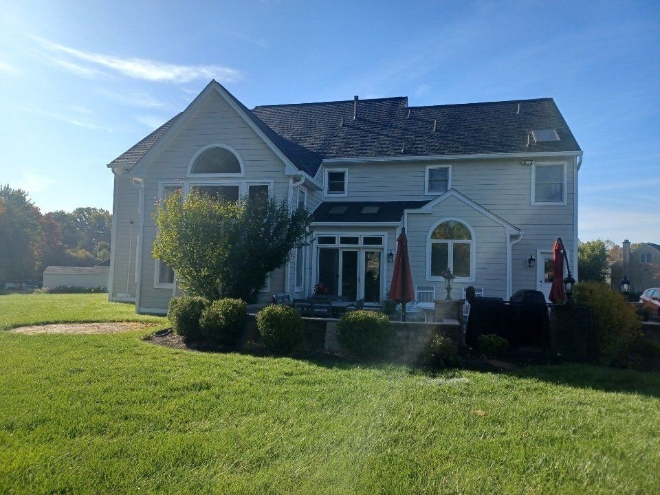 Beautiful house with siding