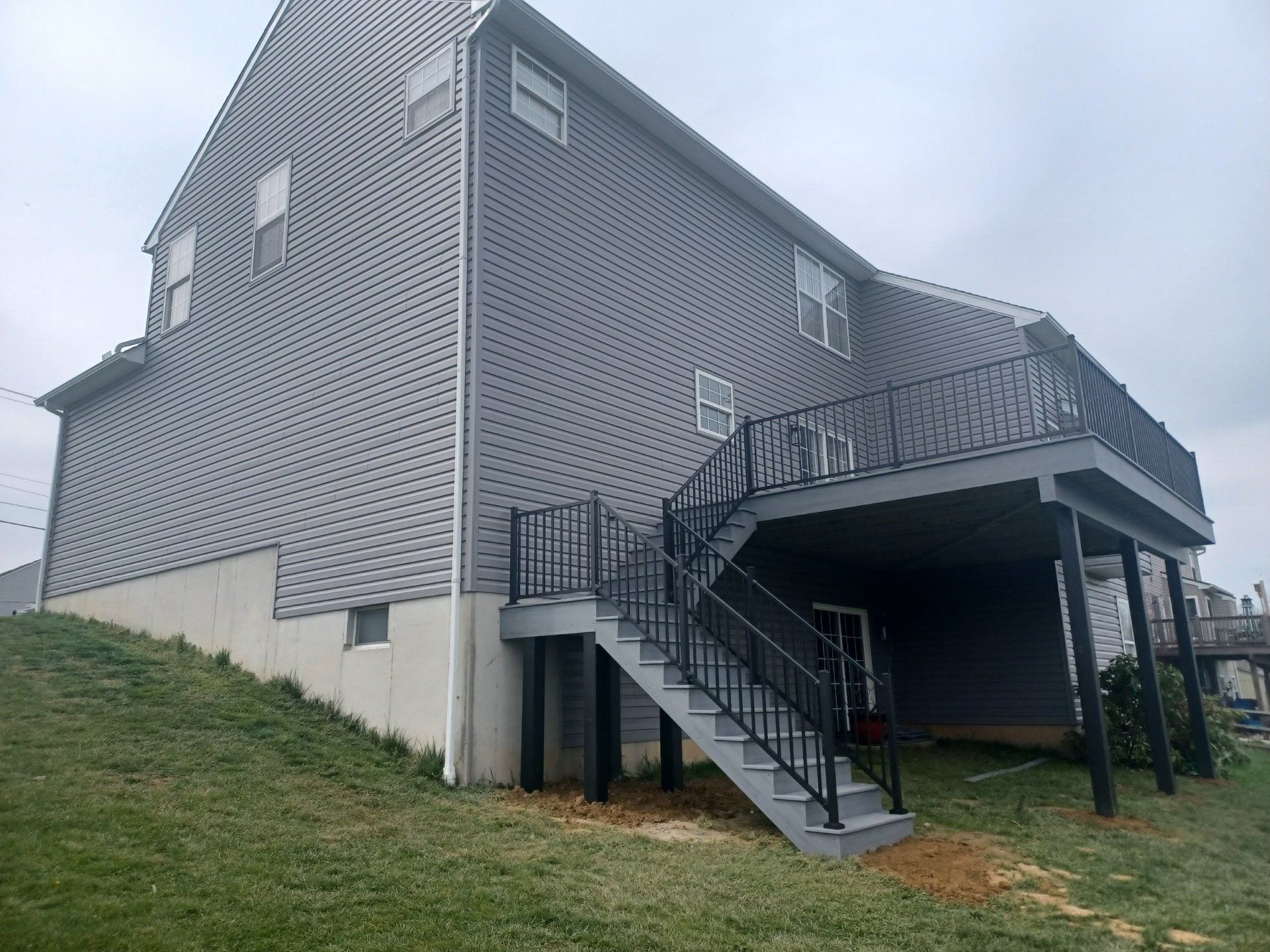 Modern Grey Siding after