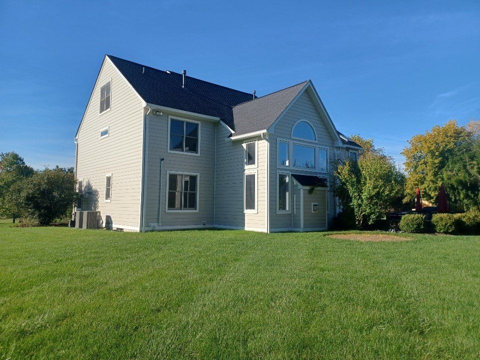 House after siding project was completed