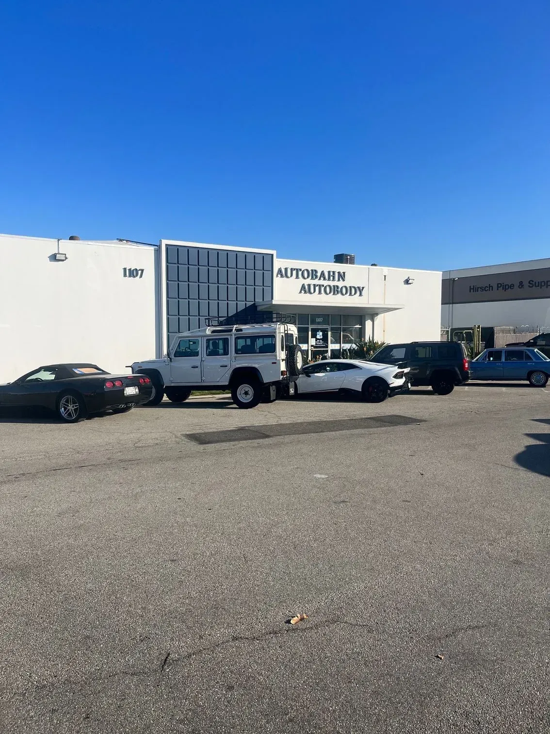 Vehicles parked outside 