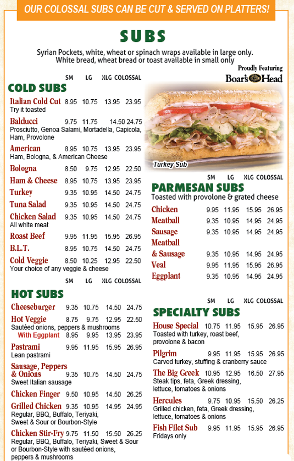 COLD SUBS