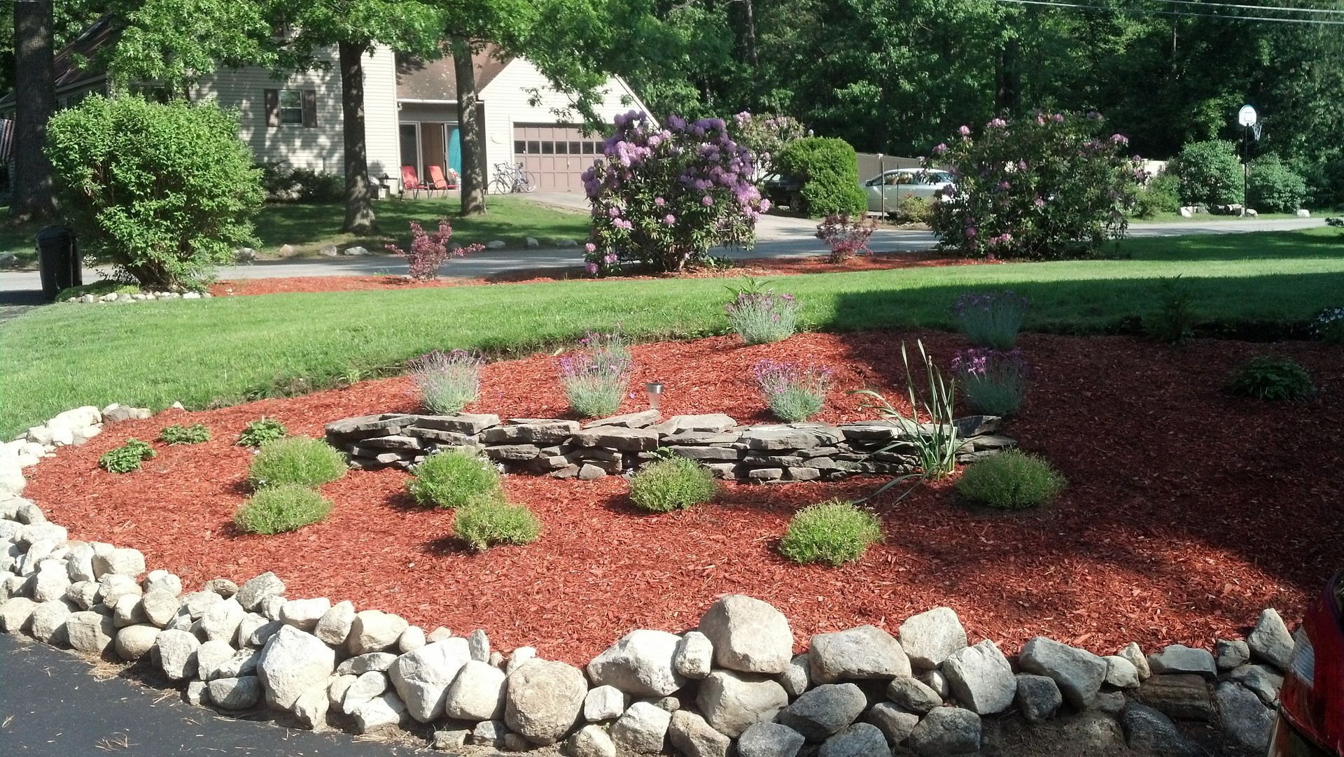 Mulch Installation Sweeet Landscaping Londonderry, NH