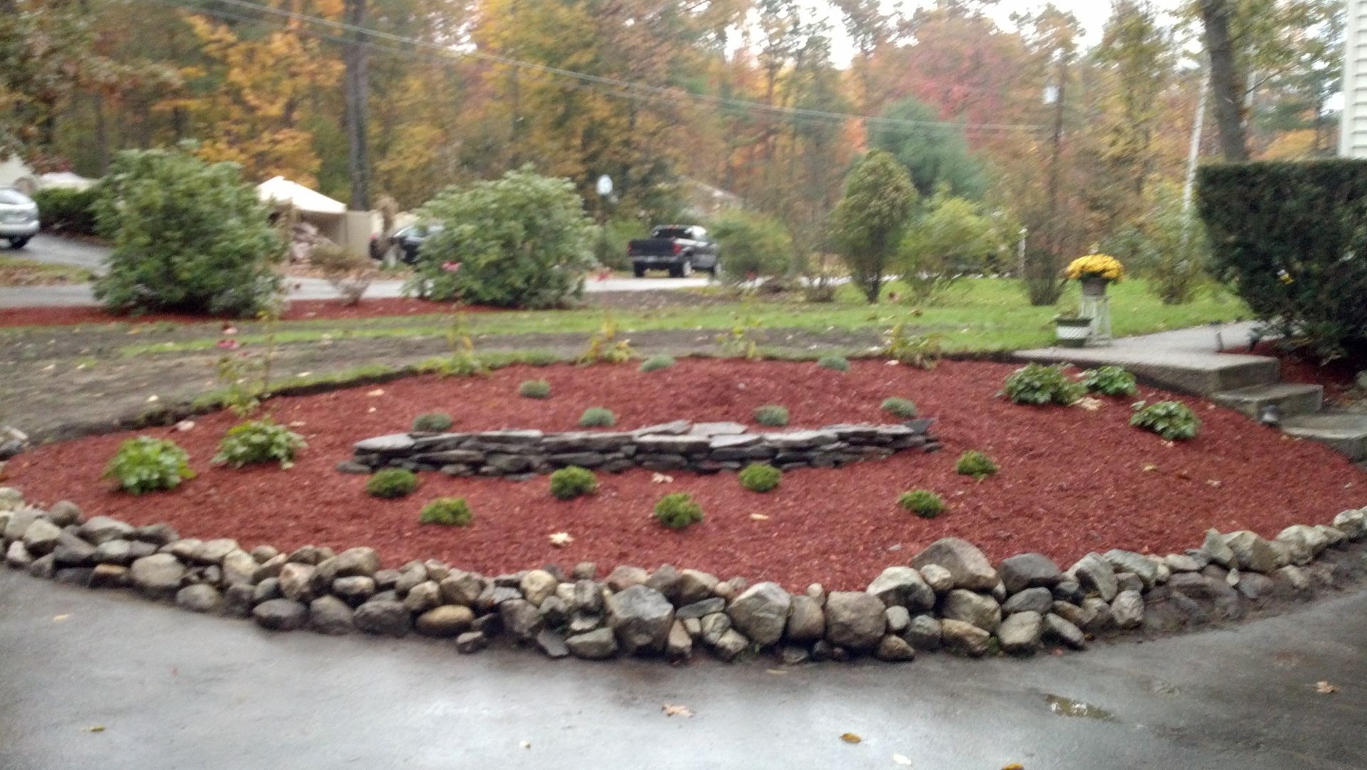 Mulch Installation Sweeet Landscaping Londonderry, NH