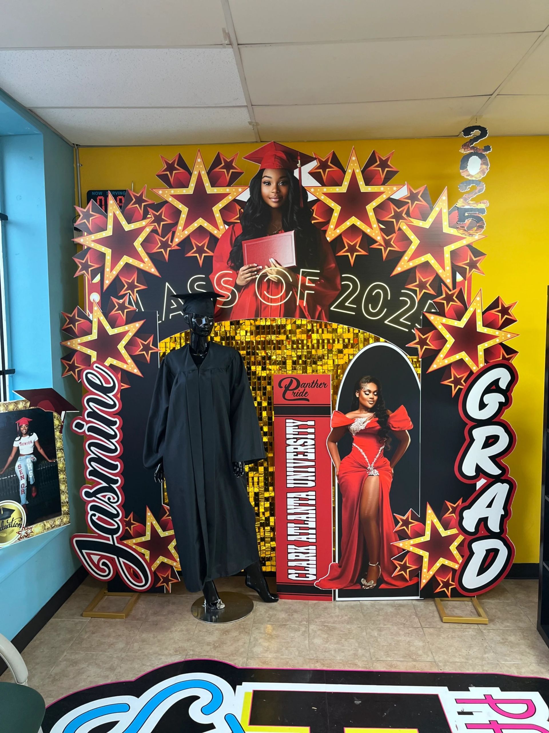Graduation display with 