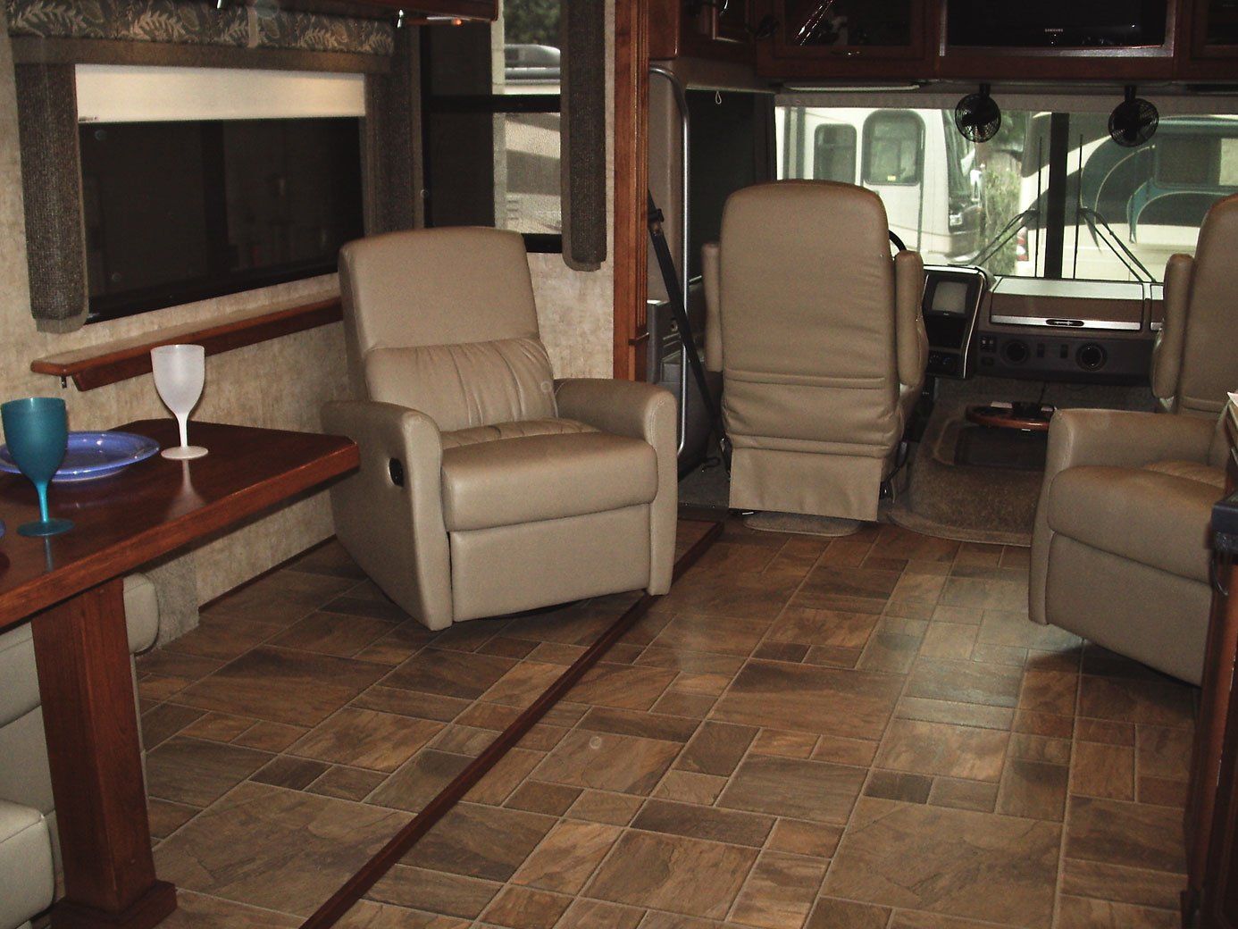 Rv flooring and upholstery