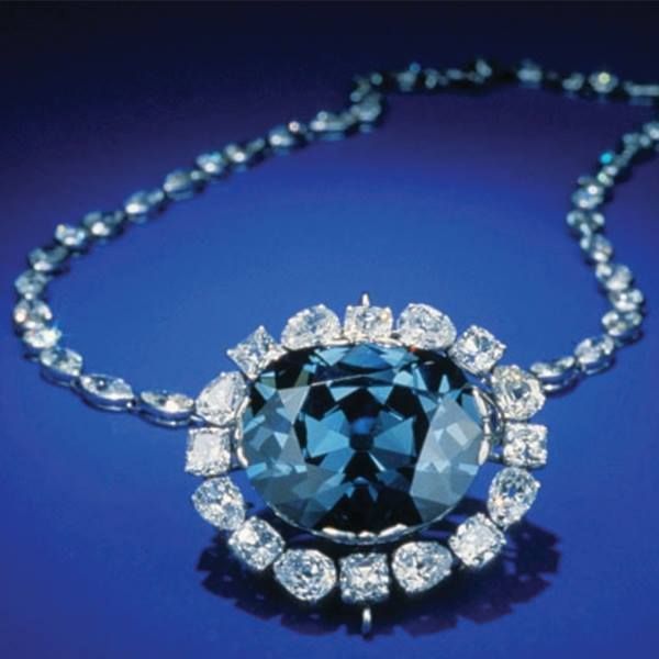 A lovely blue diamond