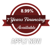 8.99% financing available for 7 years. Apply Now button.