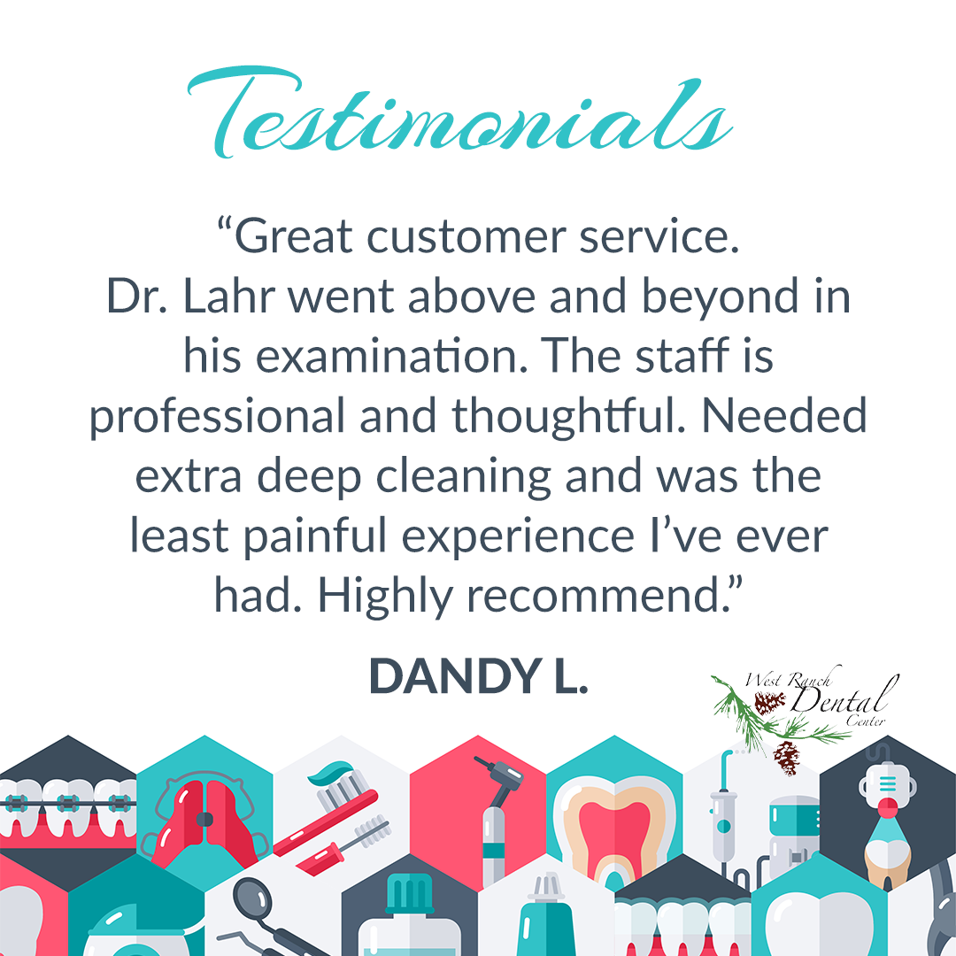 A dental testimonial from dandy l.