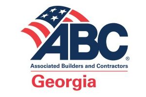 ABC Associated Builders and Contractors Georgia logo with red, white, and blue accents