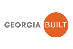 Georgia Built logo with gray text and an orange circle containing the word BUILT