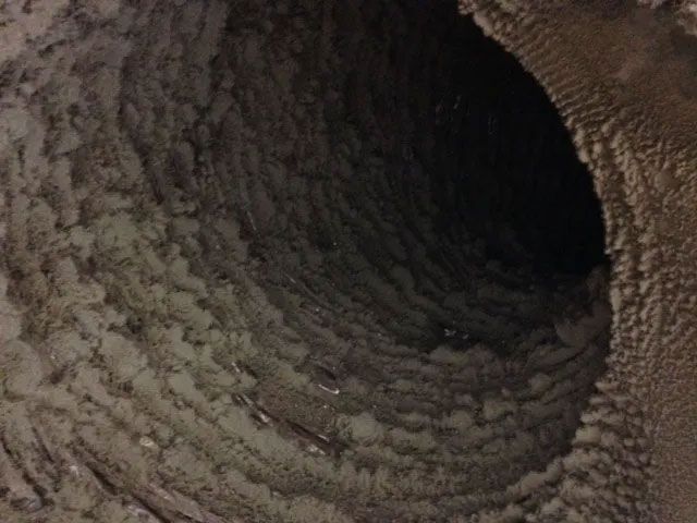 Air Duct Before Cleaning