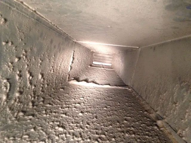 Air Duct Before Cleaning