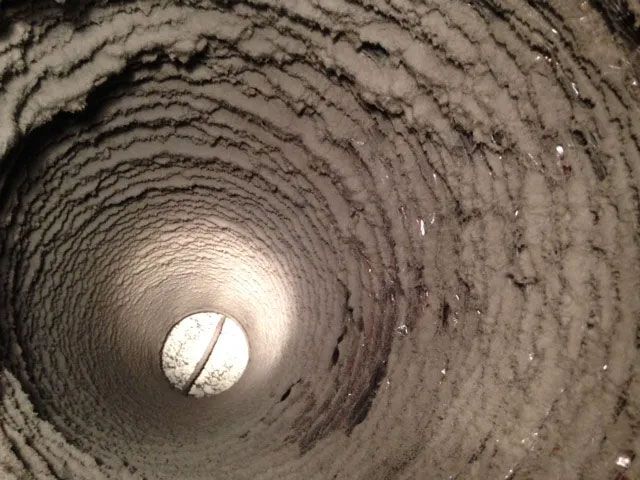 Air Duct Before Cleaning