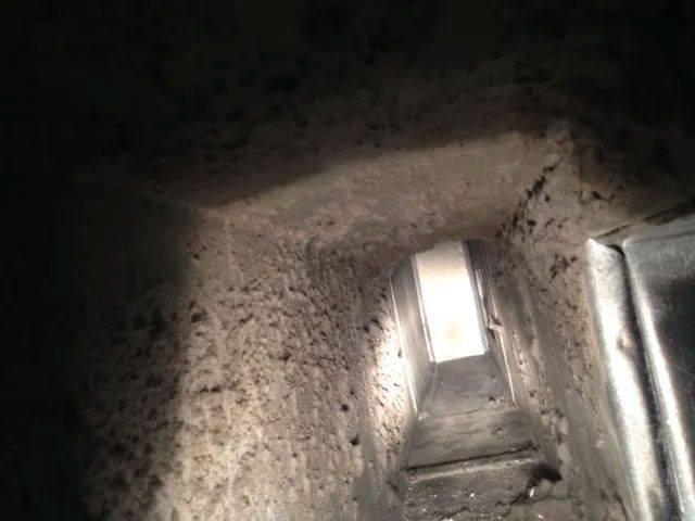 Air Duct Before Cleaning