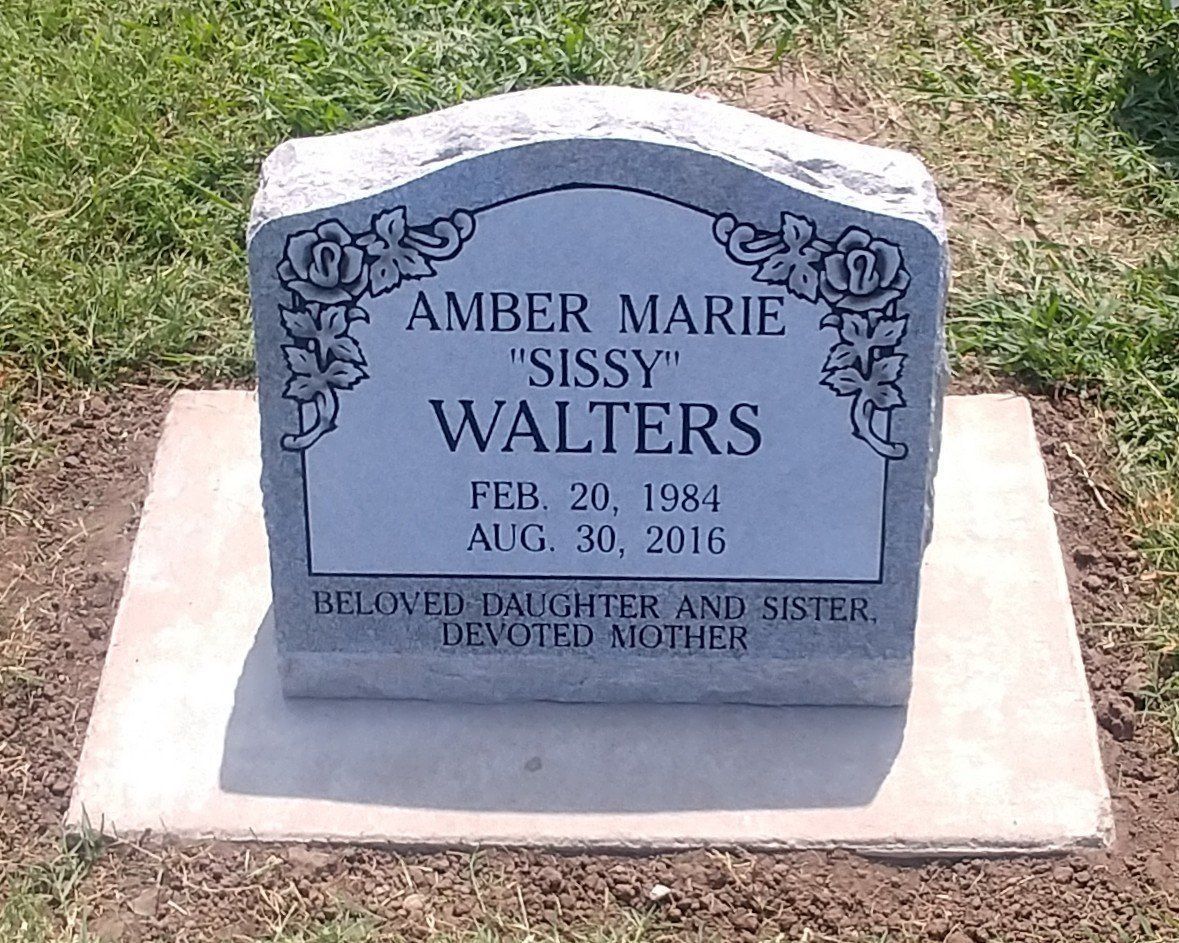 A grave in a cemetery