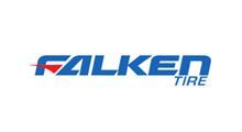 Falken Tire logo in blue with a red triangle,