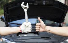 Thumbs up by mechanics