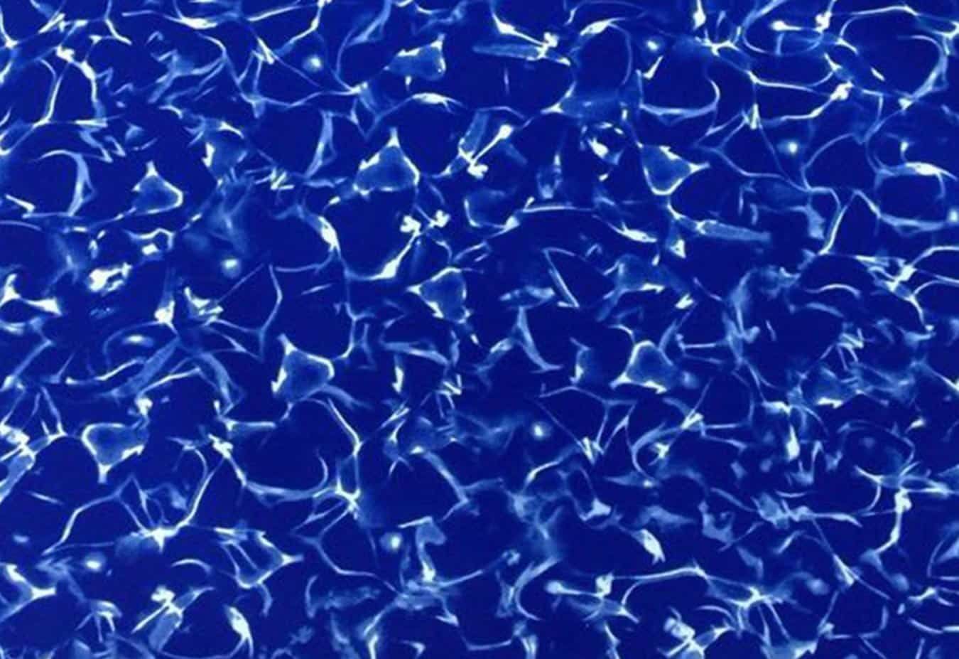 Blue abstract pattern of shimmering water ripples or light reflections