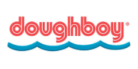 Doughboy logo in red lowercase letters with a blue wave underline on a white background