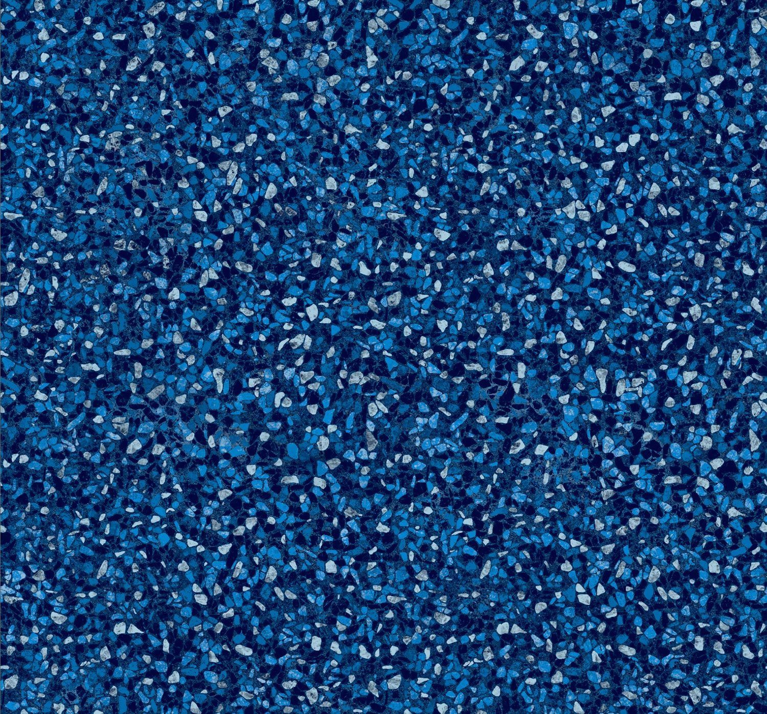 Blue speckled granular texture, resembling pebbled carpet or coarse fabric
