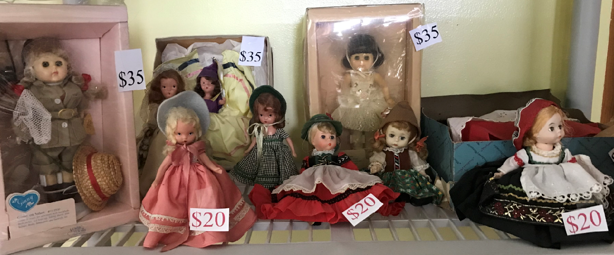 8 dolls for sale with pricing