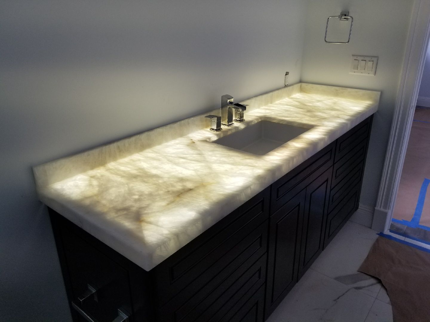 Tile and carpet installation