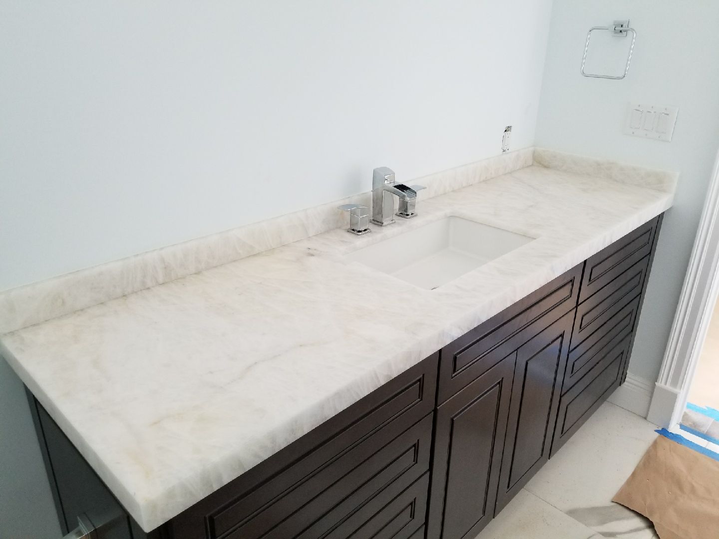 Tile and carpet installation