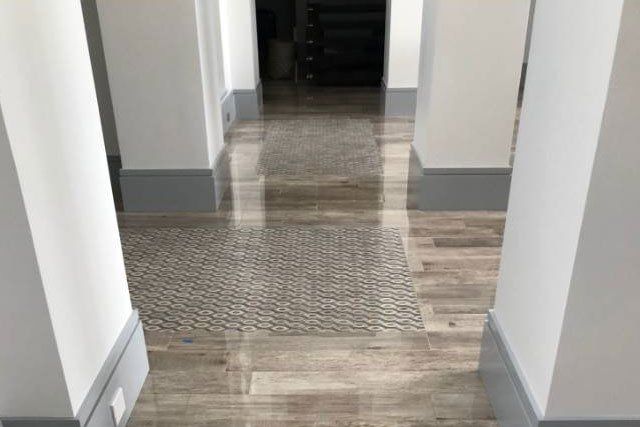 Tile and carpet installation