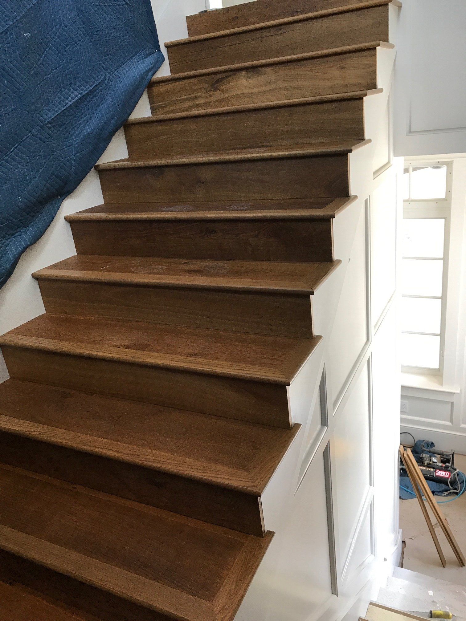 Tile and carpet installation