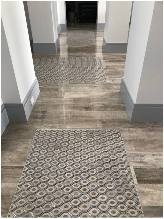 Tile and carpet installation