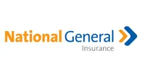 National General Insurance logo with orange and blue text and a blue arrow.