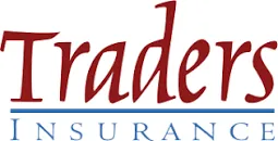 Traders Insurance logo: Red text