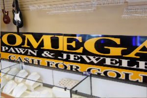Omega Pawn & Jewelry Sign