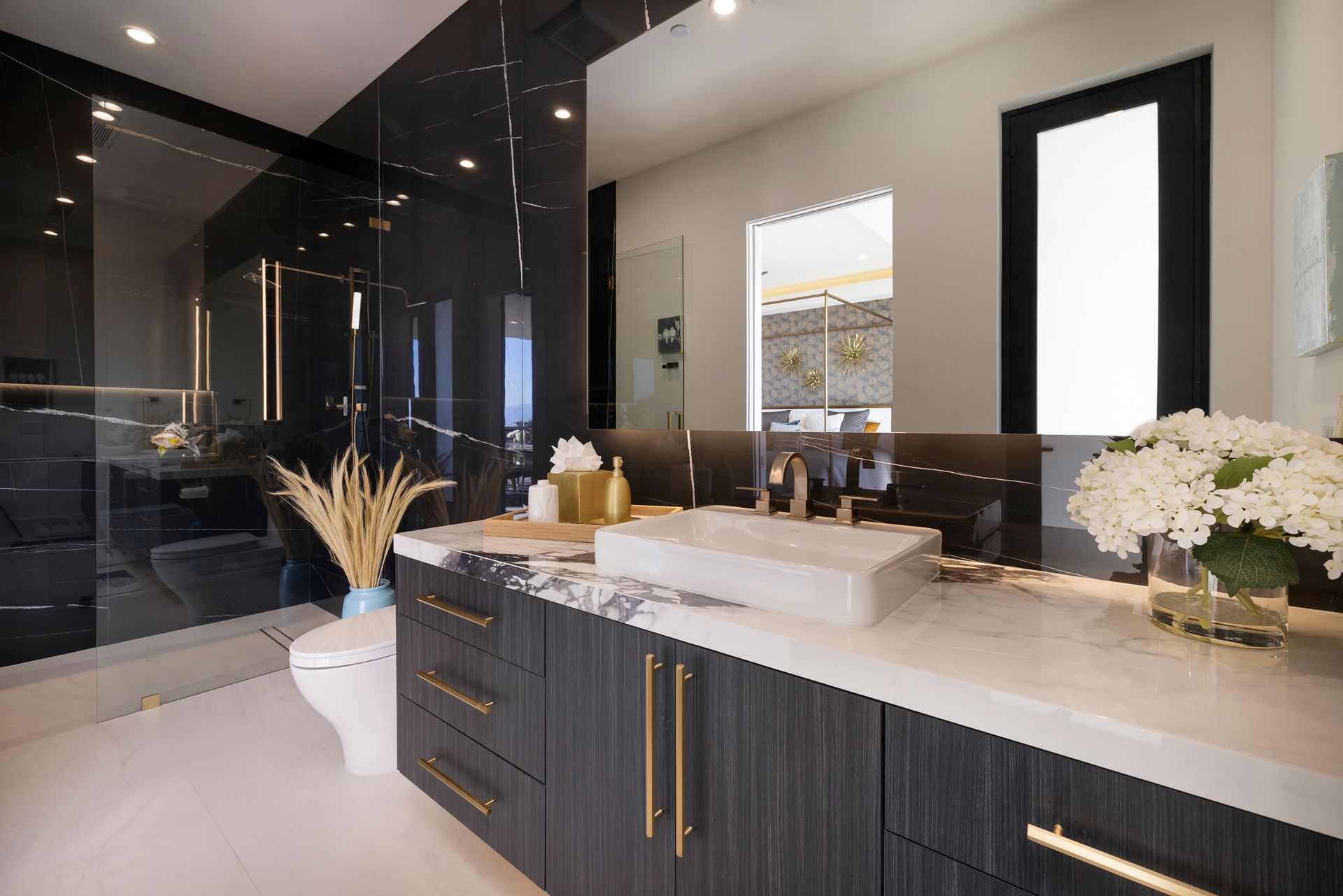 a bathroom with a sink and a toilet