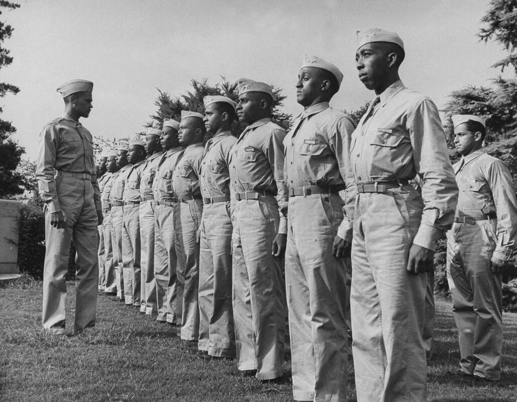 Tuskegee Airmen in Alabama in 1942