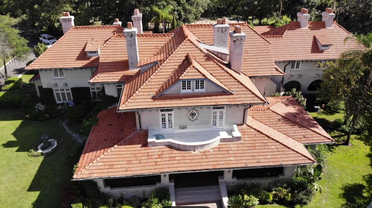 Sydonie Mansion tile roofing Orlando