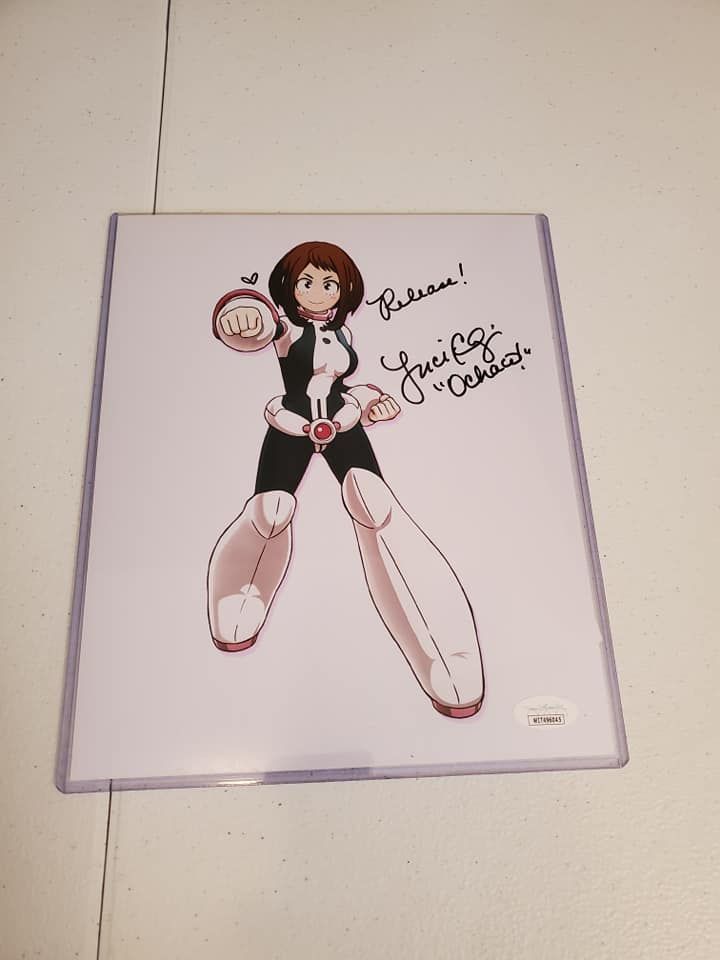 A white board with a picture of a girl on it