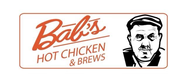A logo for bob 's hot chicken and brews