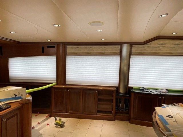 A room with a lot of windows.