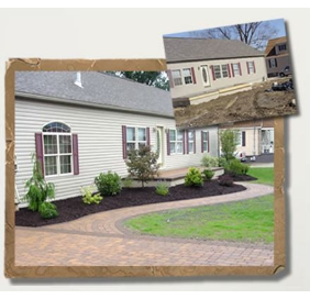 landscape before and after