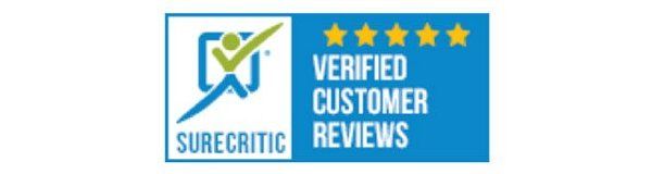 SureCritic Verified Customer Reviews Logo