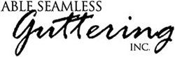 Able Seamless Guttering Inc - Logo
