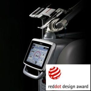 A device with a red dot design award on it