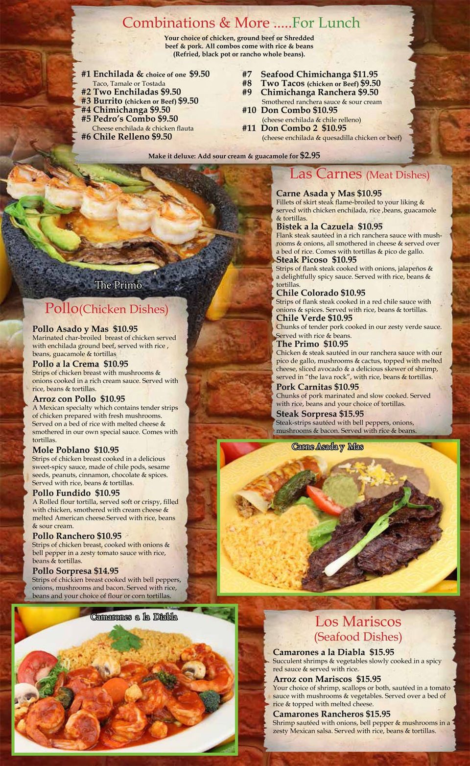 Lunch Menu Evanston, WY