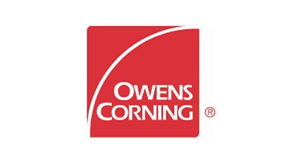 Owens Corning logo: white text 