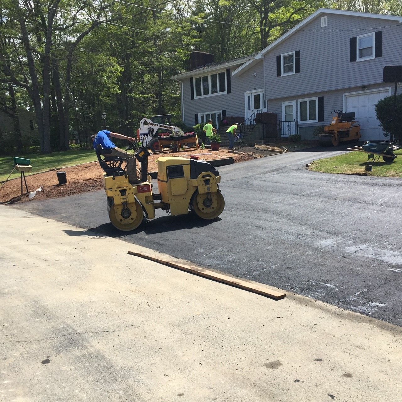 Driveway paving