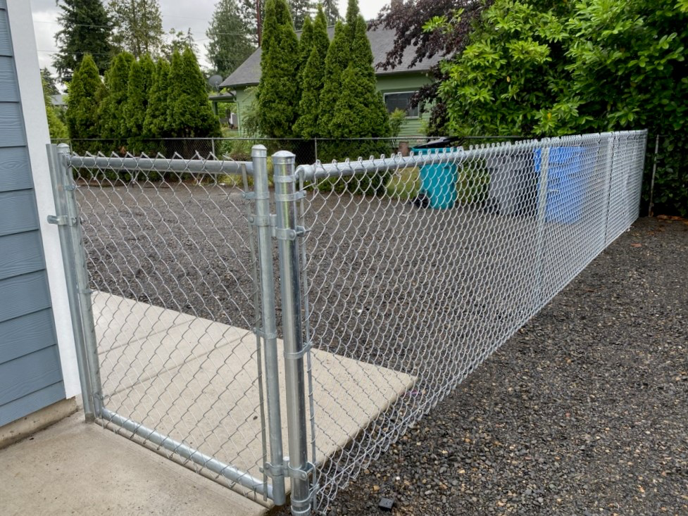 Chain link fence