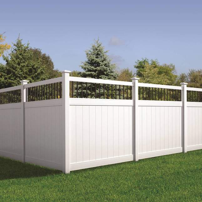 Vinyl fence